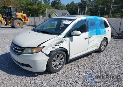 2016 Honda Odyssey Ex-L z USA, uszkodzony, nr VIN 5FNRL5H60GB168544